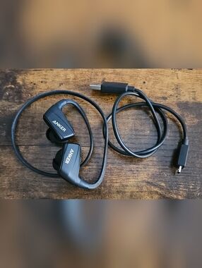 Anker Black Wired Earbuds with USB Connector